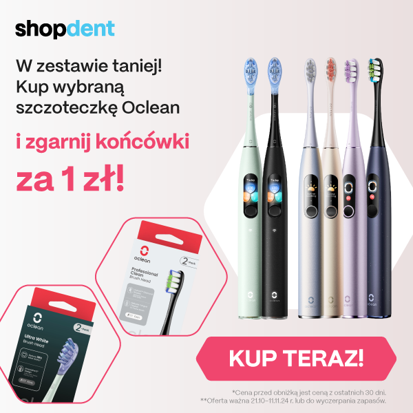 Oclean koncowki za zl .. retail x