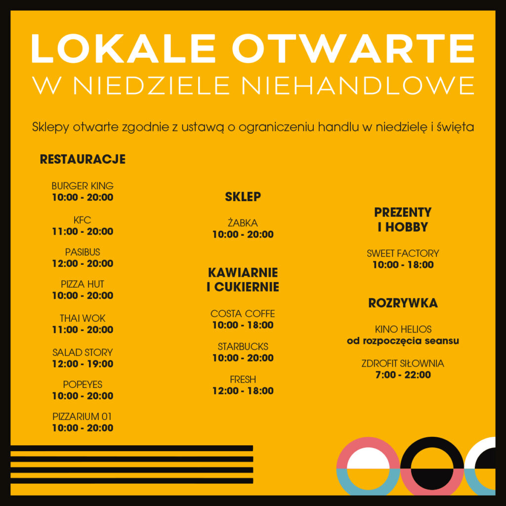 RIVIERA NIEDZIELE NIEHANDLOWE promocje www:post IG x px