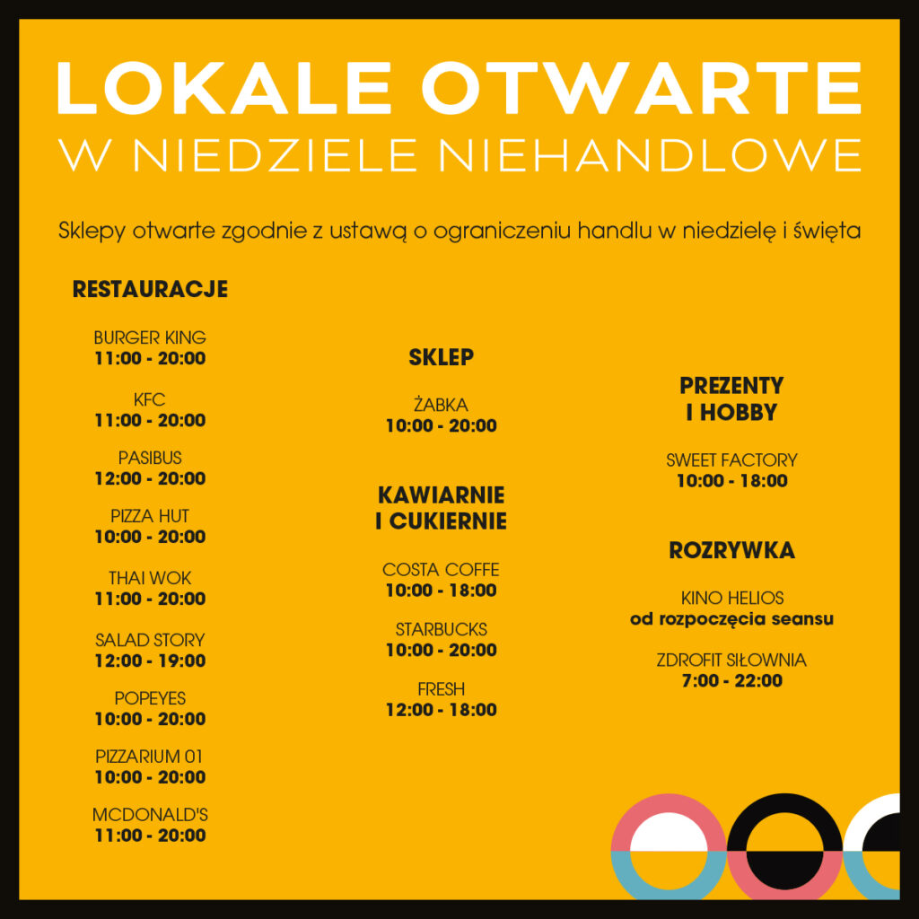RIVIERA NIEDZIELE NIEHANDLOWE promocje www:post IG x px