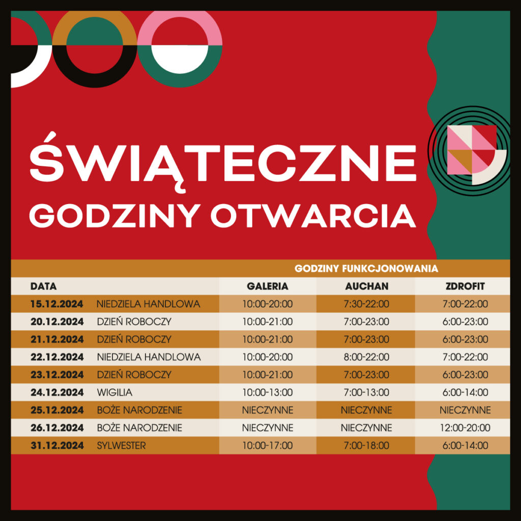 RIVIERA ŚWIĄTECZNE GODZINY OTWARCIA promocje www post IG x px