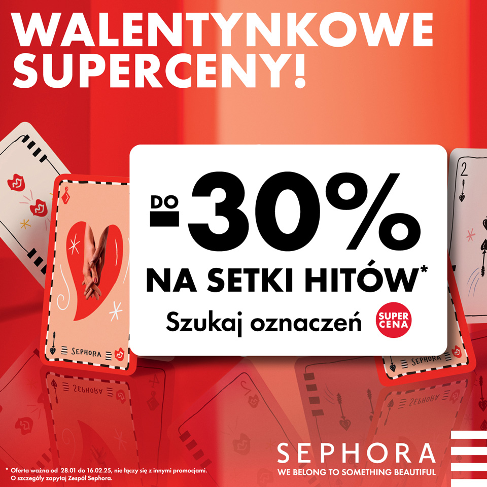 SEPHORA WalentynkoweSuperceny luty grafika x