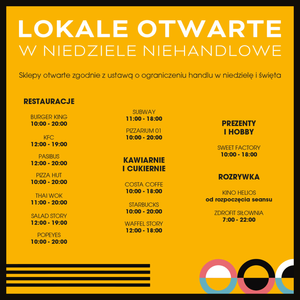 RIVIERA NIEDZIELE NIEHANDLOWE promocje www:post IG x px