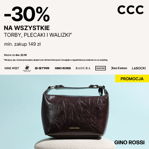 x CCC AW PR PL PROMOCJA TOREBKI PLECAKI WALIZKI