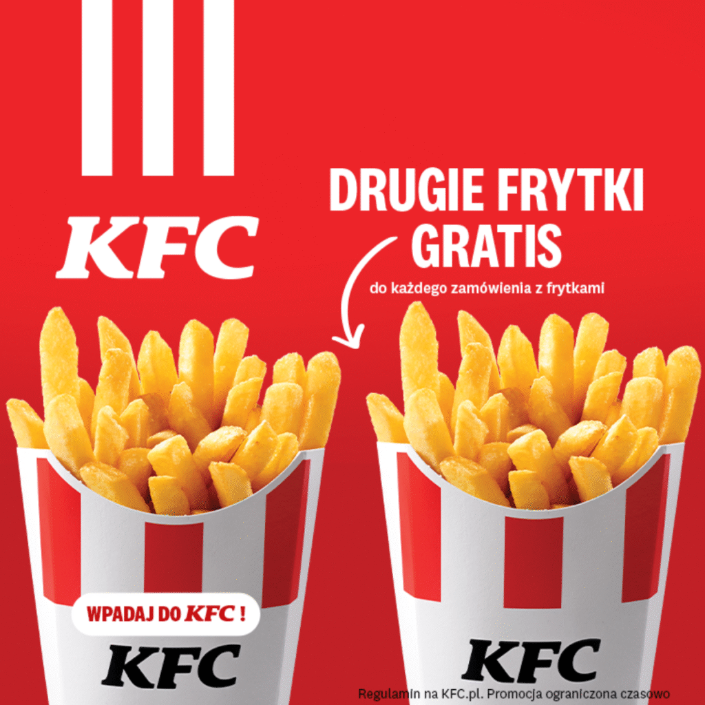 KFC Drugie frytki gratis
