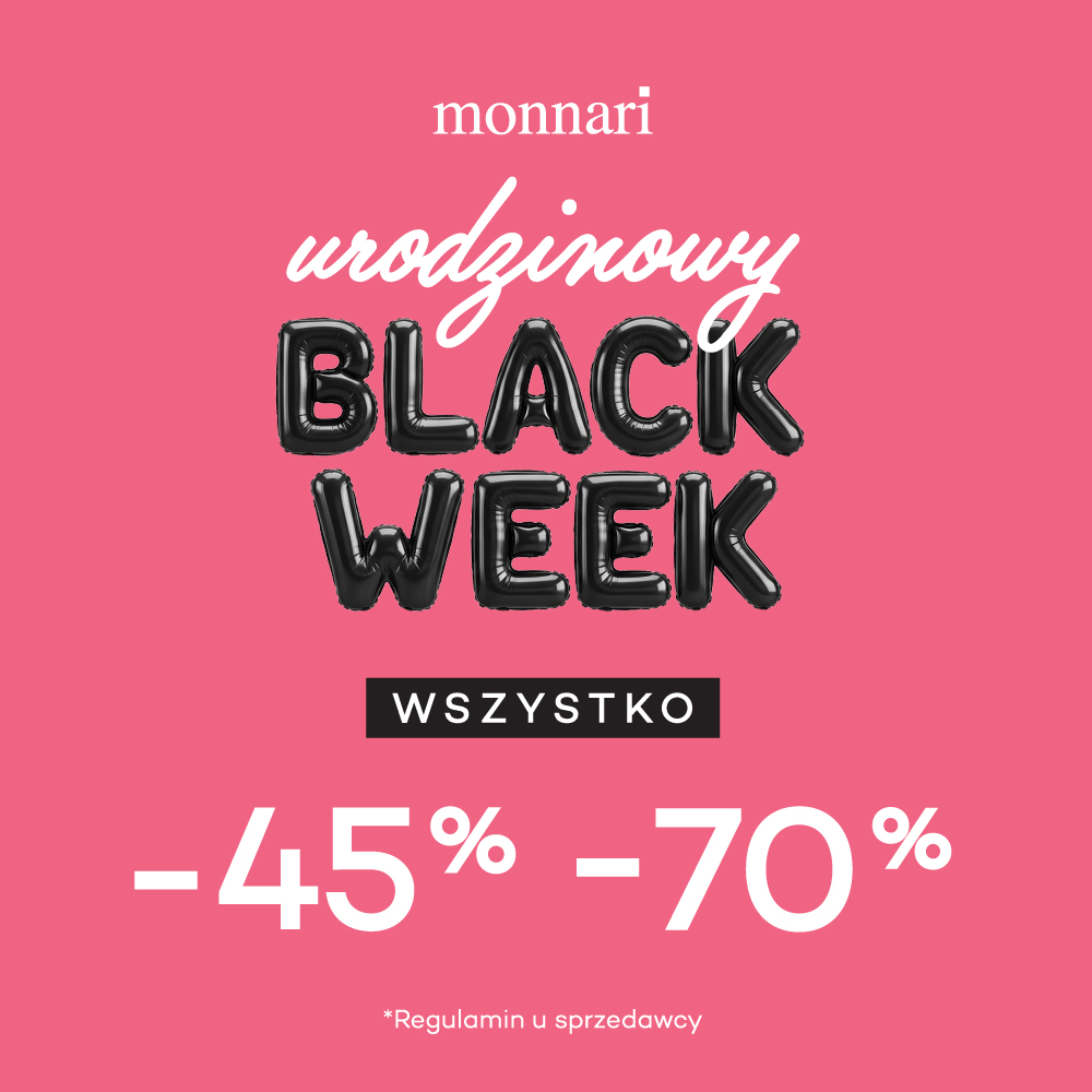 Promocja Black Week zniżki od 45% do 70% w Centrum Riviera.
