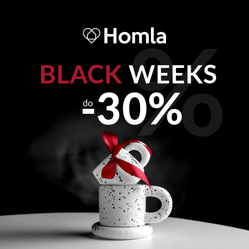 Promocja Homla: Black Weeks, zniżki do 30%.