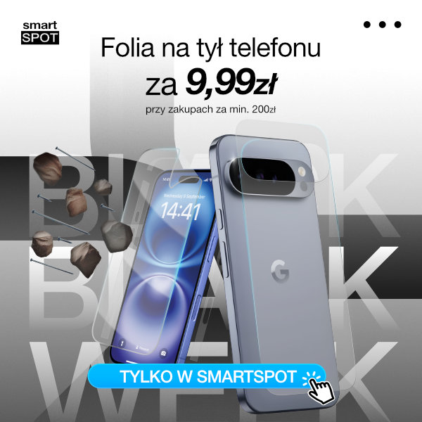 Folia ochronna na tył telefonu za 9,99 zł w Centrum Riviera.