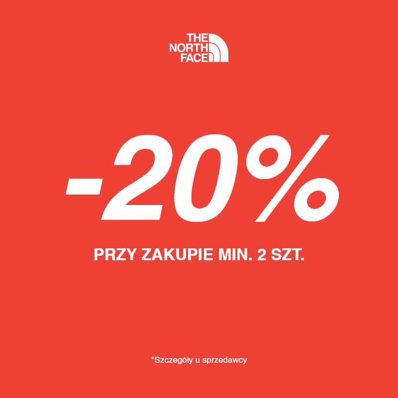 Czerwona grafika z napisem -20% przy zakupie min. 2 szt.
