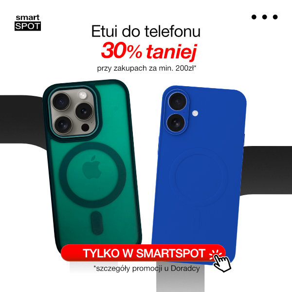 Dwa etui do telefonu w promocji 30% taniej.