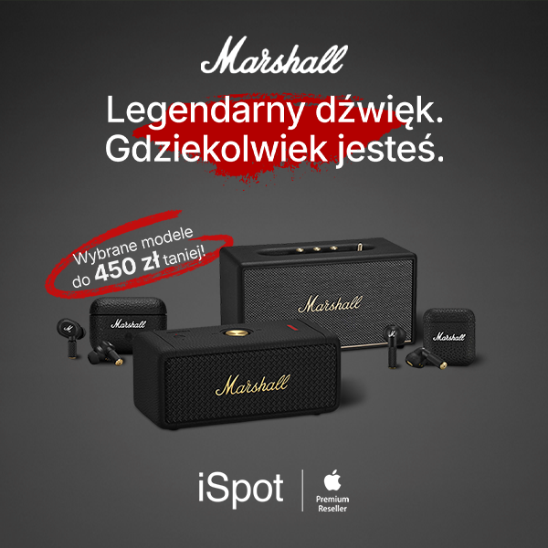 Promocja głośników Marshall w Centrum Riviera.