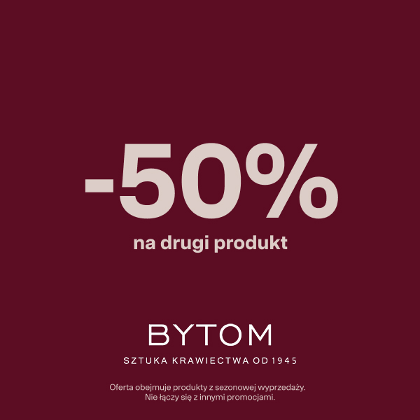 Promocja -50% na drugi produkt w Bytom.