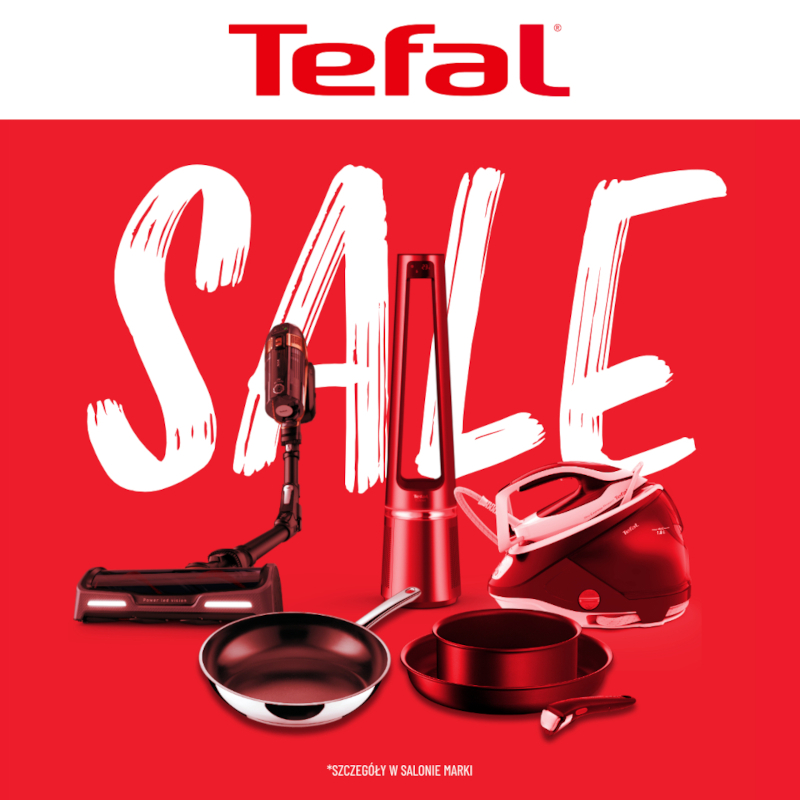 Wyprzedaż sprzętu Tefal w Centrum Riviera.