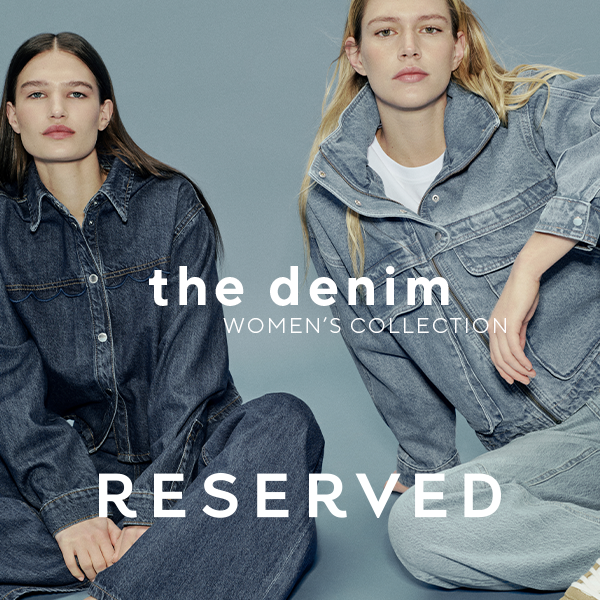 Dwie kobiety w dżinsowych ubraniach z kolekcji damskiej.