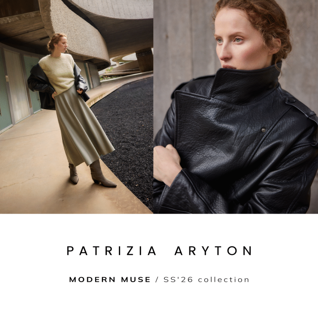 Kobieta w modnym stroju wiosennym 2026