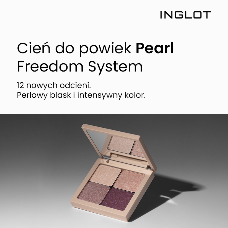 Paleta cieni do powiek Inglot Pearl Freedom System.