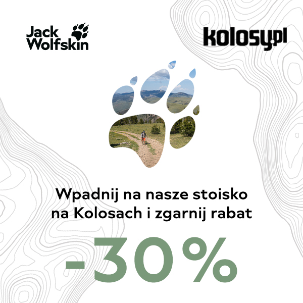 Promocja Jack Wolfskin na Kolosach z rabatem 30%.