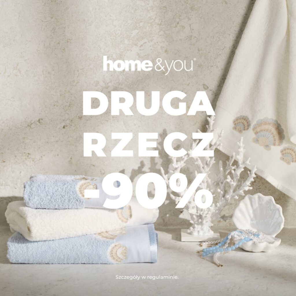 Ręczniki z promocją 90% w Centrum Riviera