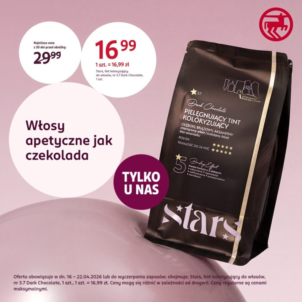 Produkt do koloryzacji włosów w odcieniu czekolady.