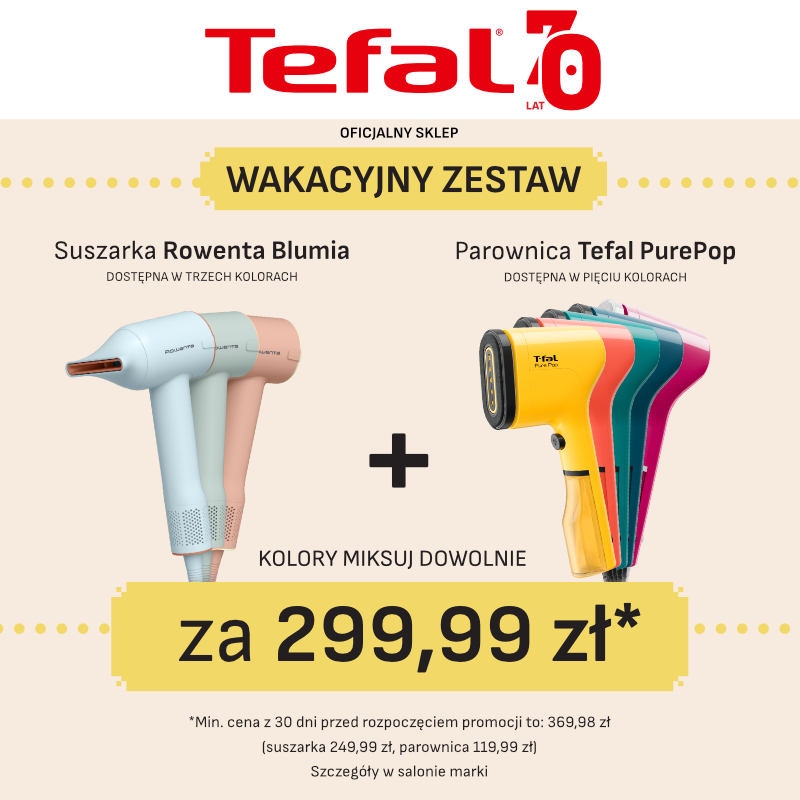 TEFAL lat wakacyjny zestaw xpx
