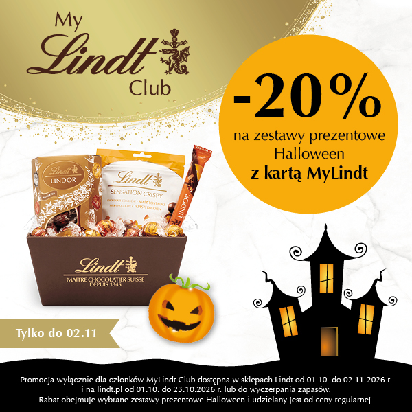 MyLindt Halloween hamper banner xpx PL butik