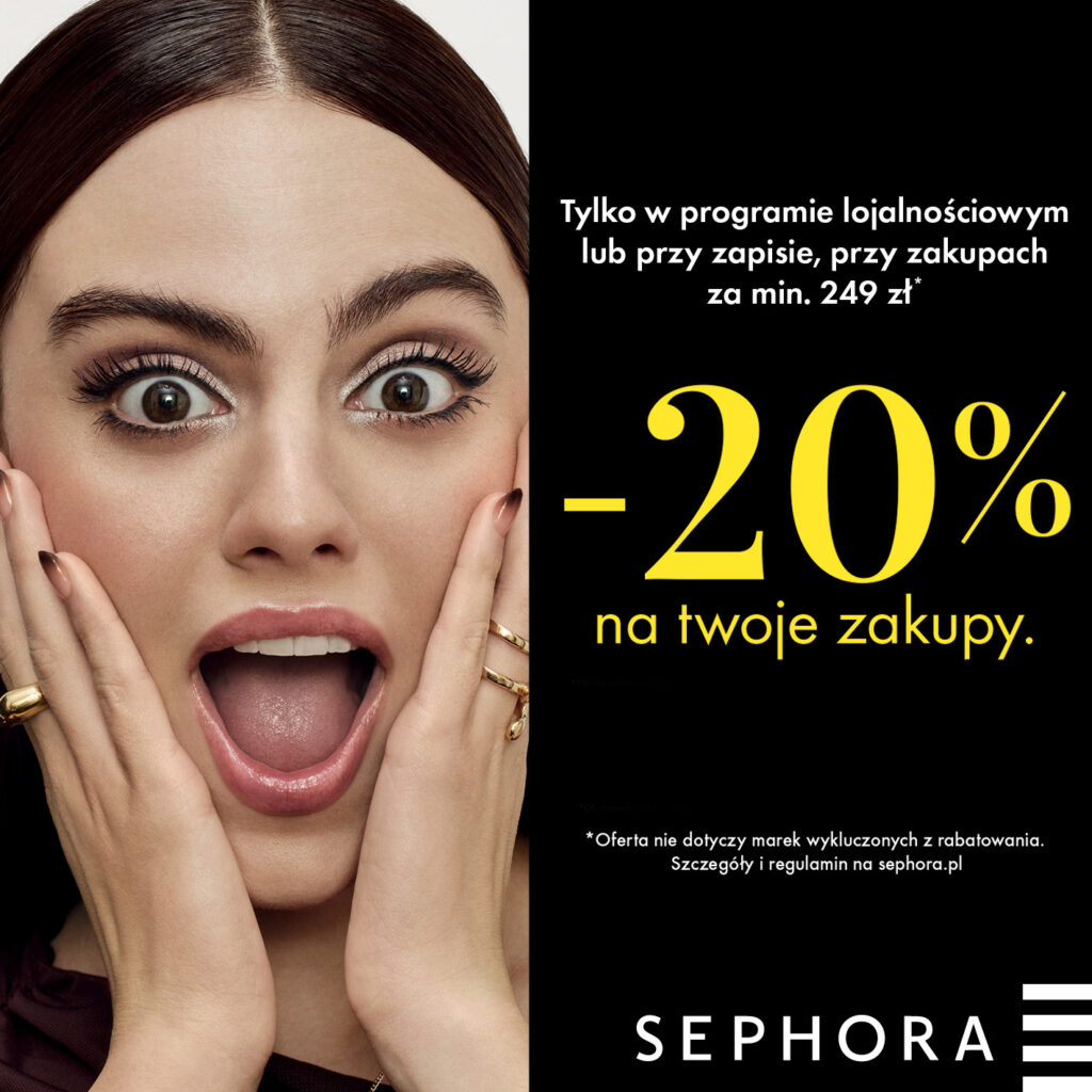SEPHORA % wrzesien grafika x
